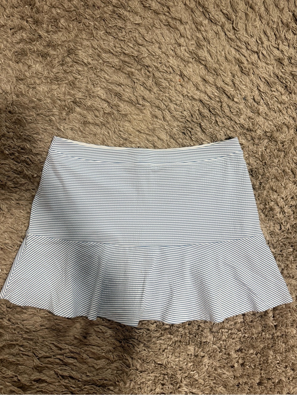 Tommy Bahama Light blue and White Striped Skort